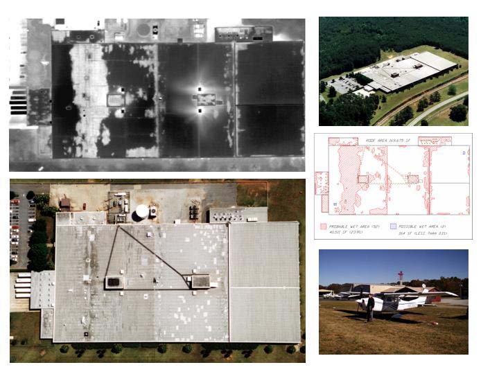 Roof infrared thermal scan
